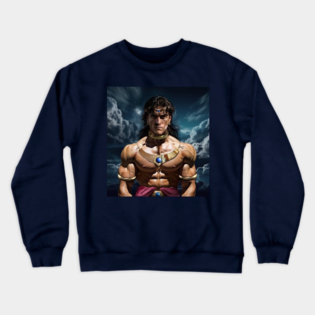 Realistic Broly base form Crewneck Sweatshirt by Shibuz4.art